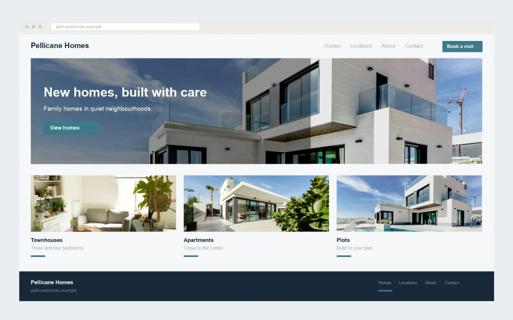 Pellicane Homes website